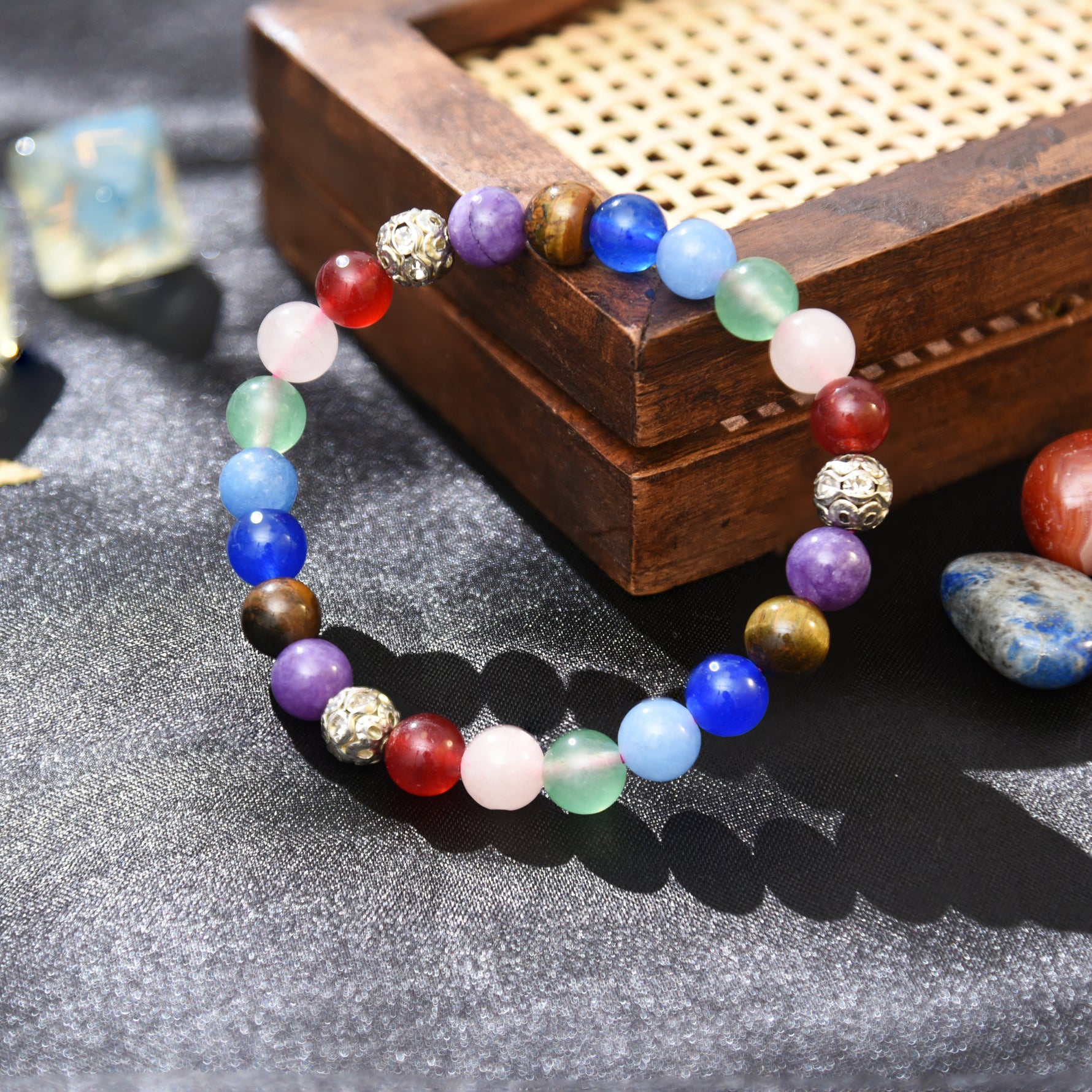 7 Chakra Unisex Bracelet - Image 2