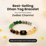 Dhan Yog Bracelet with Aries Zodiac Charm