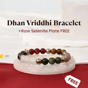 Dhan Vriddhi with FREE Raw Selenite Plate