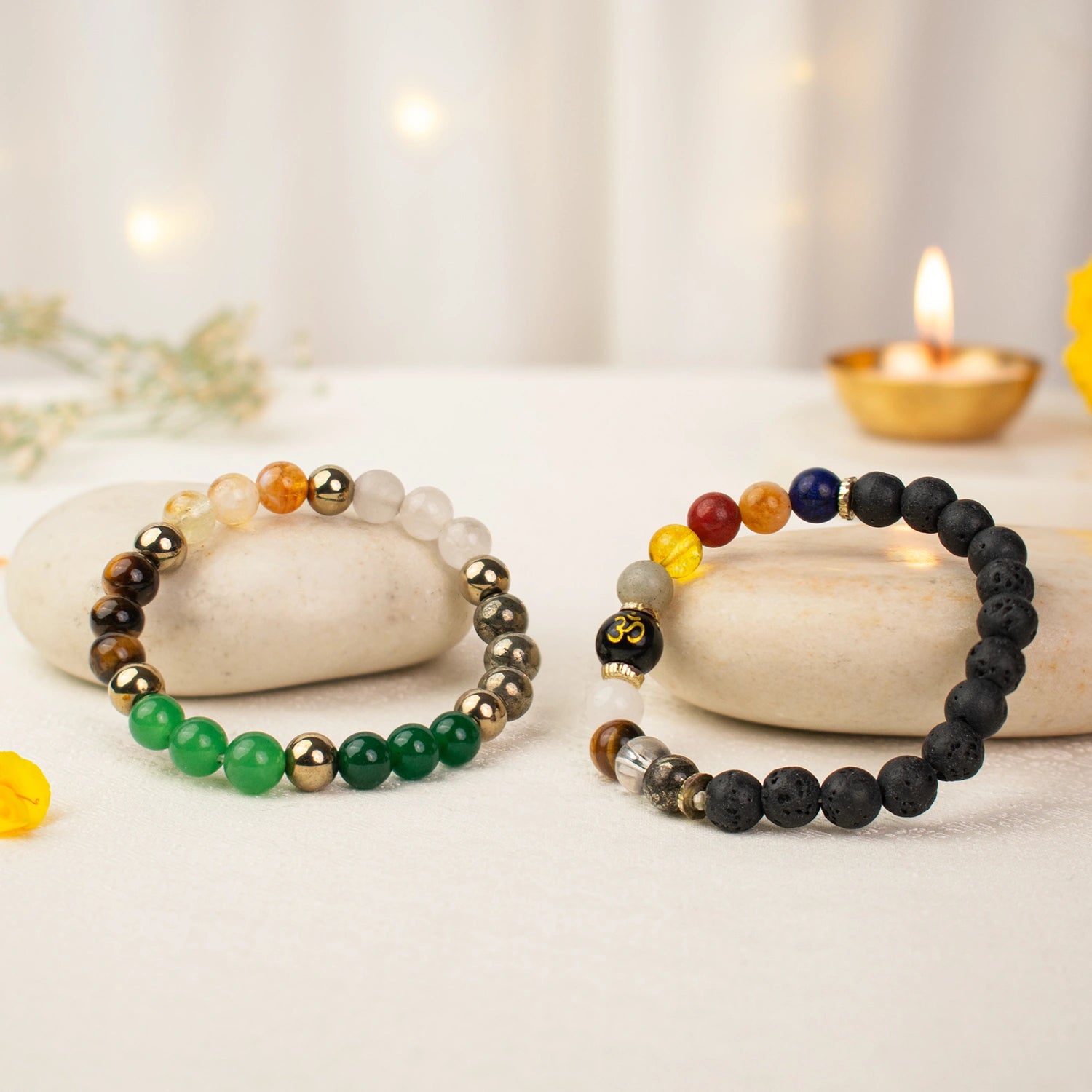 Dhan Shanti Combo - Dhan Yog Bracelet with Navgrah Bracelet