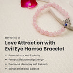 Love Attraction with Evil Eye Hamsa Bracelet - Image 3