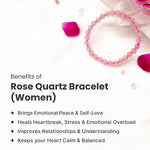 Rose Quartz Bracelet (Women - 6mm Beads) - Image 3