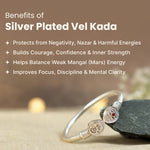Silver Plated Vel Kada - Image 2
