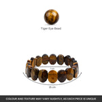 Tiger-Eye Flat-Beaded Bracelet - Image 4