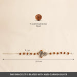 Om Trinetra Trishul Damru Rudraksha Bracelet - Image 5