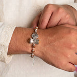 Om Trinetra Trishul Damru Rudraksha Bracelet - Image 6