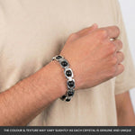 Metal Karungali Bracelet - Silver - Image 6