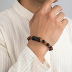Karungali Rudraksha Damru Bracelet - Image 5