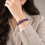 Amethyst Chips Bracelet Stretchable - Image 5