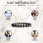 Karz Mukti Bracelet with FREE Raw Selenite Plate - Image 3